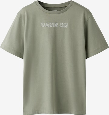 Tricou 'NKMVOTO' de la NAME IT pe gri: față