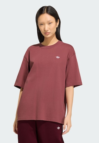 ADIDAS ORIGINALS - Camiseta talla grande 'Essentials' en rojo: frente