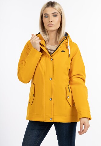 Veste d’hiver Schmuddelwedda en jaune : devant