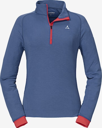 Pull-over de sport 'Dirt Track' Schöffel en bleu : devant