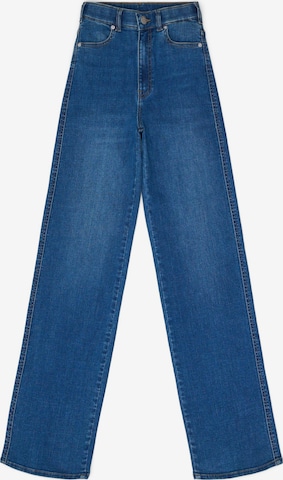 Dr. Denim Jeans 'Moxy High Straight Jeans' in Blauw: voorkant