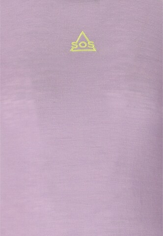 SOS Performance shirt in Purple