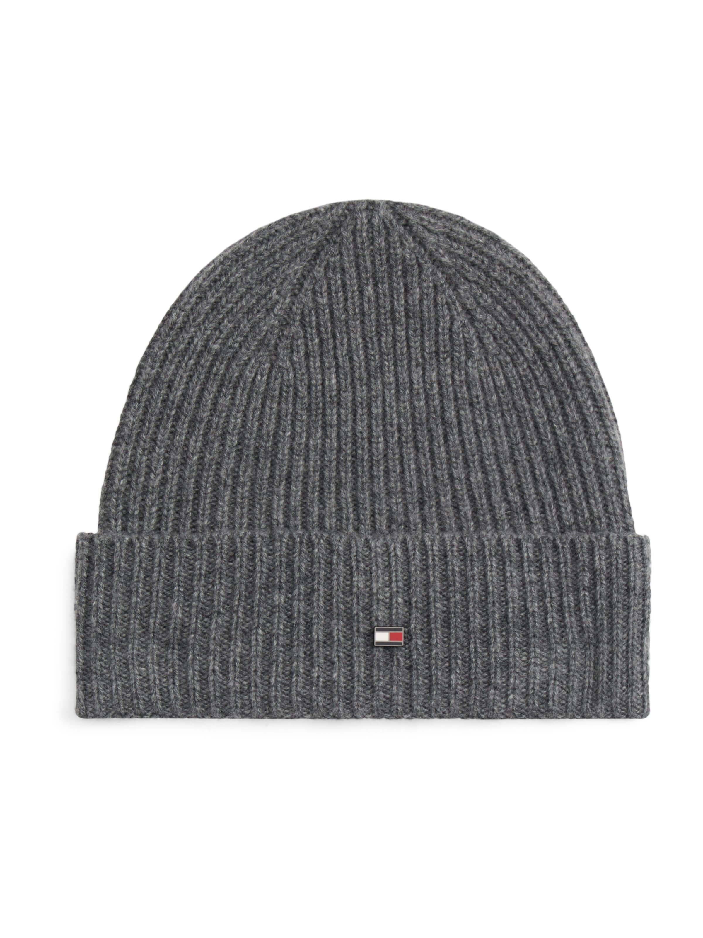 Bonnet TOMMY HILFIGER en gris : devant