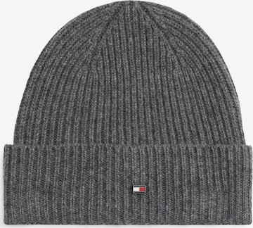 pelēks TOMMY HILFIGER Cepure: no priekšpuses