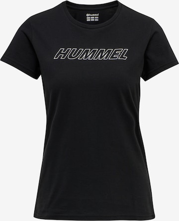 T-shirt fonctionnel Hummel en noir : devant