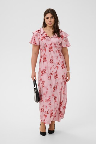 KAFFE CURVE Kjole 'KCjamie' i pink