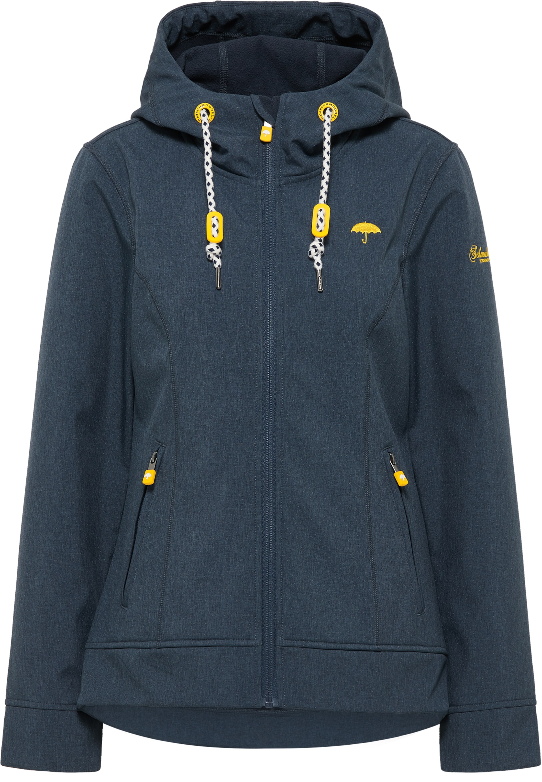 Schmuddelwedda Funkčná bunda - Modrá: predná strana