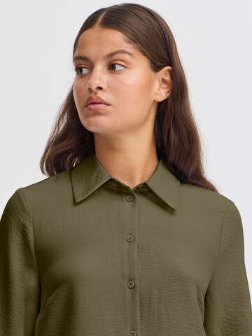 ICHI Blouse 'NAIMA' in Groen