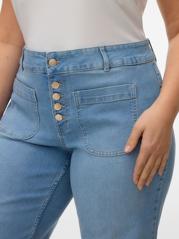 Vero Moda Curve Wide leg Jeans in Blue
