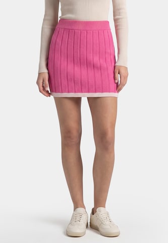 MYMO - Falda en rosa: frente