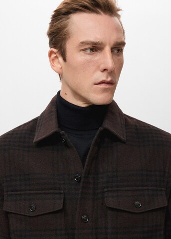 MANGO MAN Between-Season Jacket 'Greg' in Brown