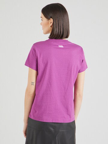 Karl Lagerfeld T-Shirt in Lila