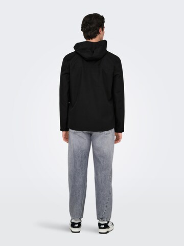 Only & Sons Tussenjas 'ONSLUKE' in Zwart: terug