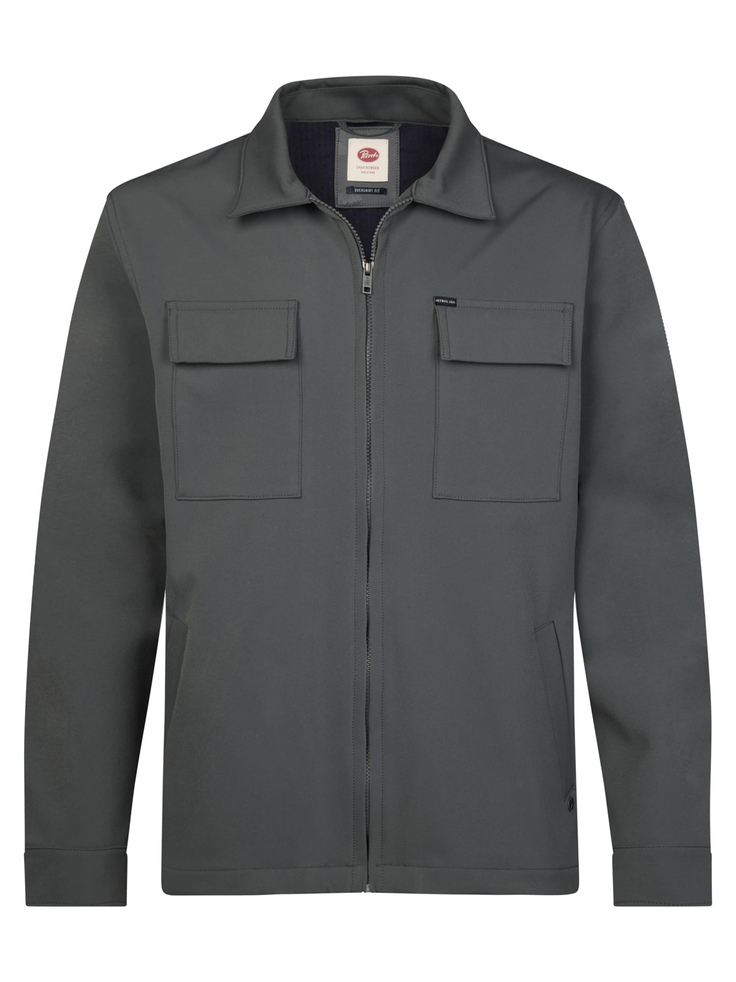 Coupe regular Chemise Petrol Industries en vert : devant