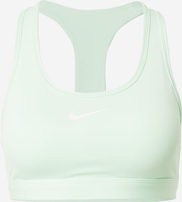 NIKESportski grudnjak 'SWOOSH' - zelena boja: prednji dio