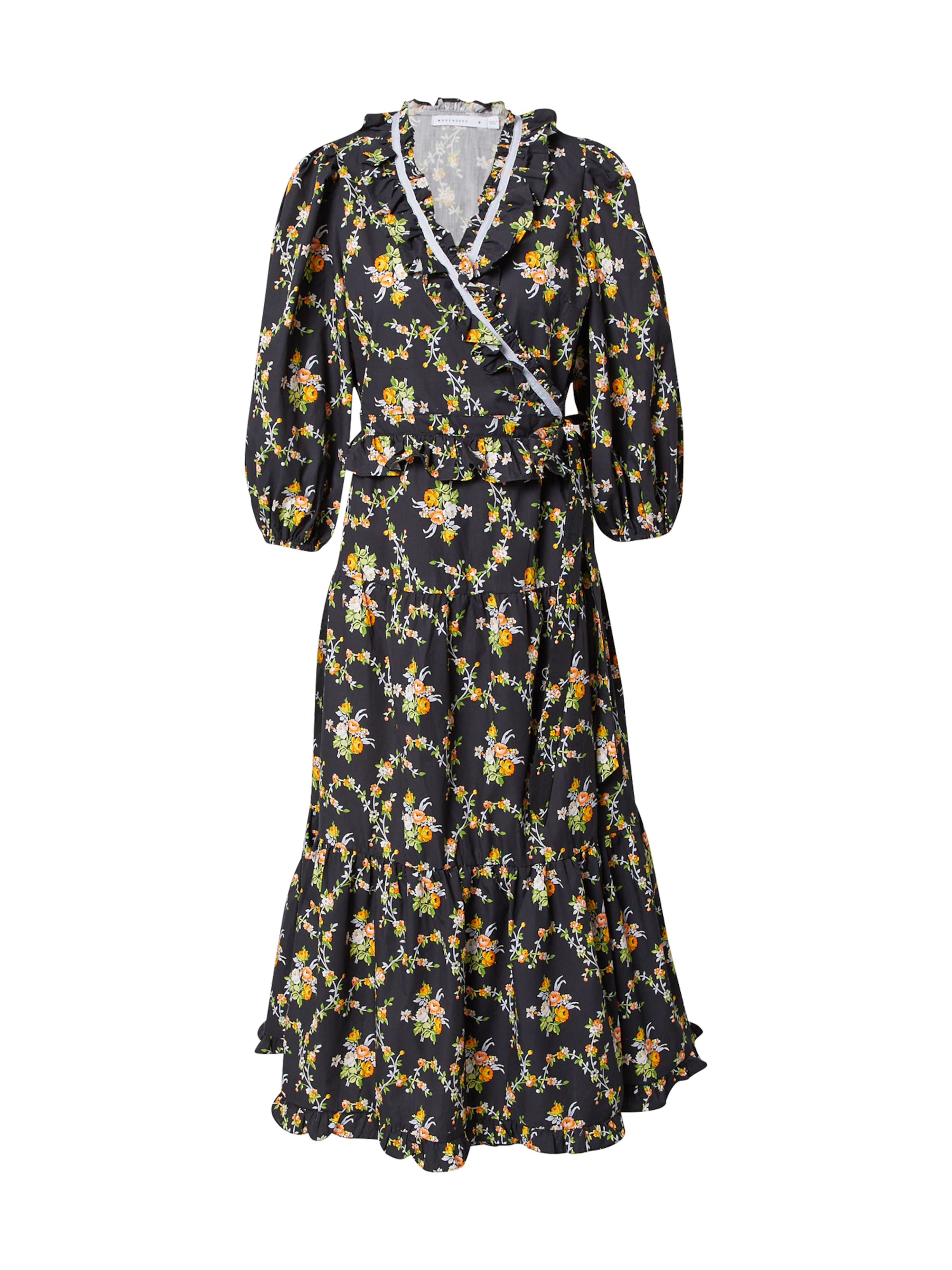 Warehouse Šaty - Čierna: predná strana