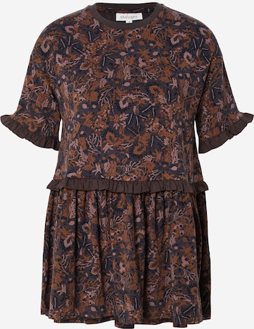 Thought Shirt 'Oriel' in Brown: front