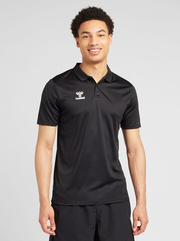 melns Hummel Sporta krekls 'Essential': no priekšpuses