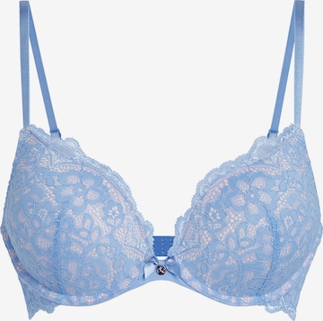 HunkemöllerPush-up Grudnjak 'Marine' - plava boja: prednji dio