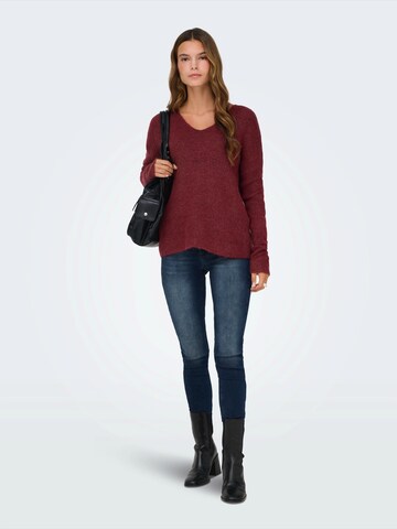ONLY Pullover 'ONLCamilla' in Rot