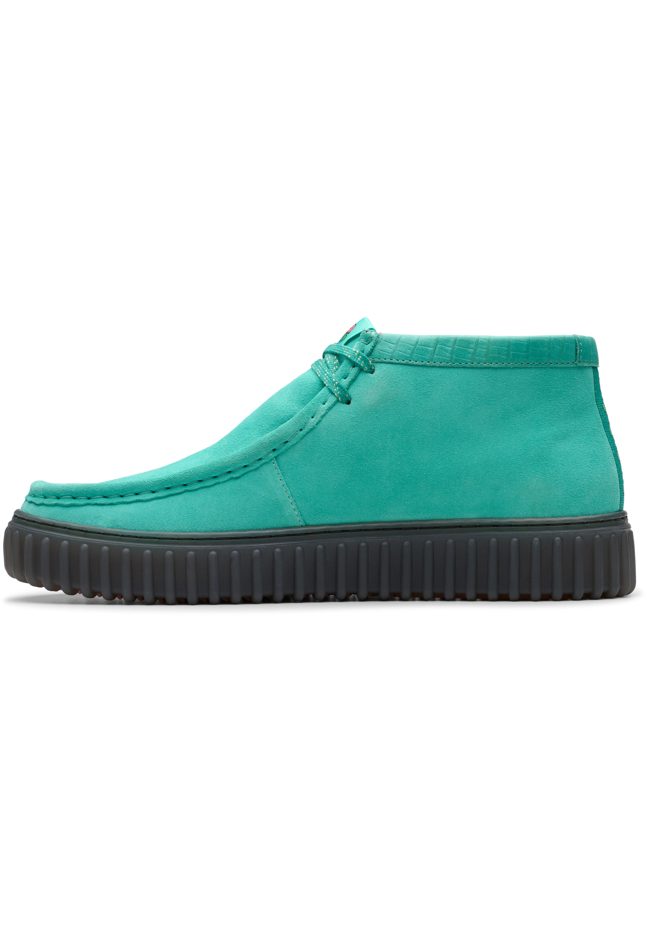CLARKS Schnürschuhe 'Torhill Explore' in Grün: Vorderseite