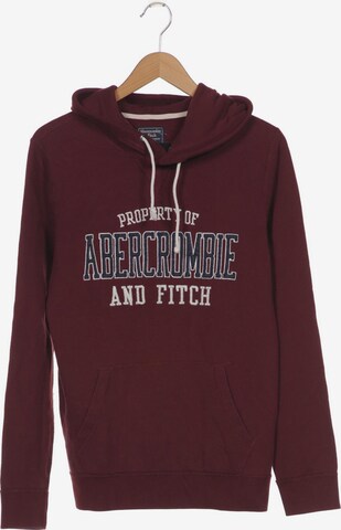 Abercrombie & Fitch Sweatshirt & Zip-Up Hoodie in S in Red: front