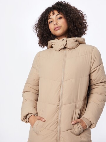 PIECES Winter Coat 'Jamilla' in Beige