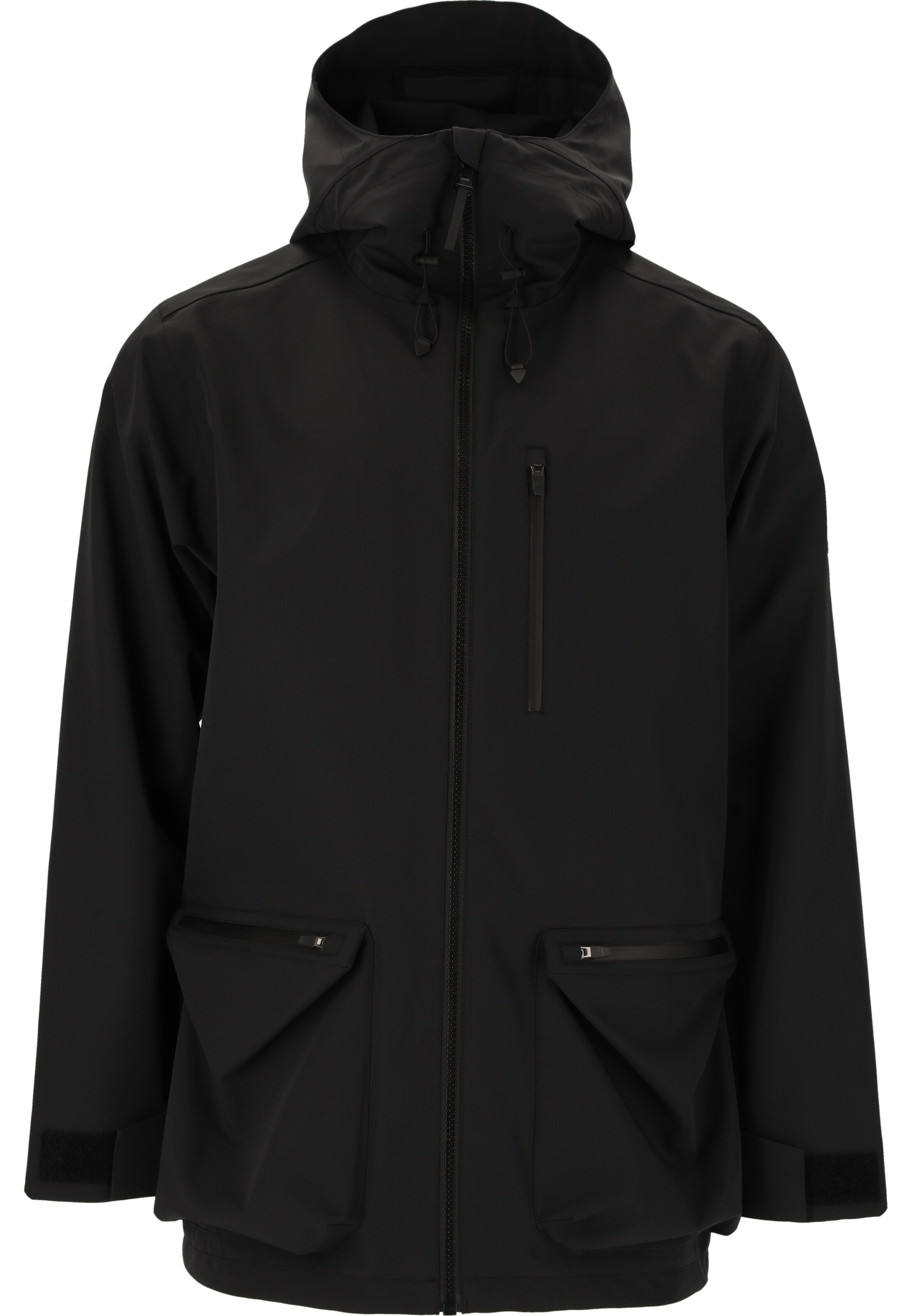 SOS Funktionsjacke 'Tulum' in Schwarz: Vorderseite