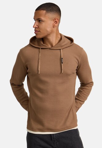 Sweat-shirt 'Marto' INDICODE JEANS en marron : devant