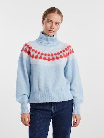 PIECES Sweater 'SAVA' in Blue: front