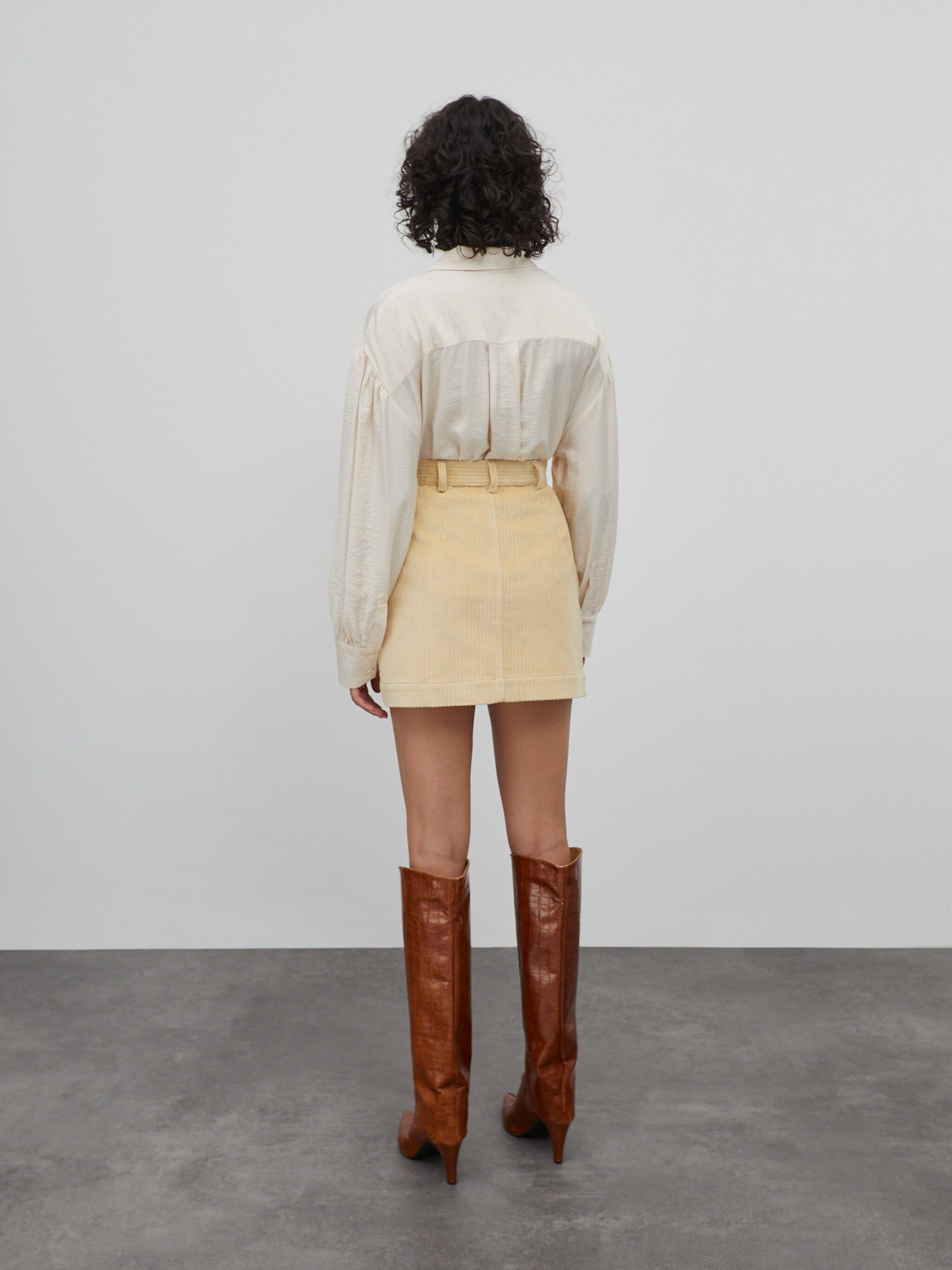 EDITED Producten Rok 'Aspen' Lichtgeel