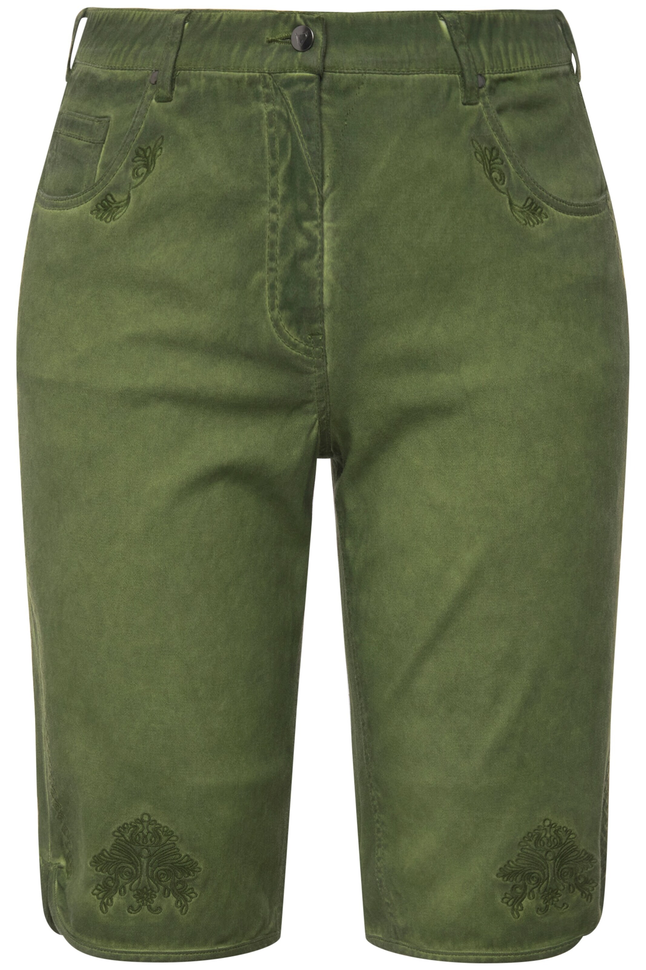 Ulla Popken Shorts in oliv, Produktansicht