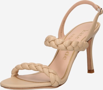 Kate Spade Strap Sandals 'SAFFRON' in Beige: front