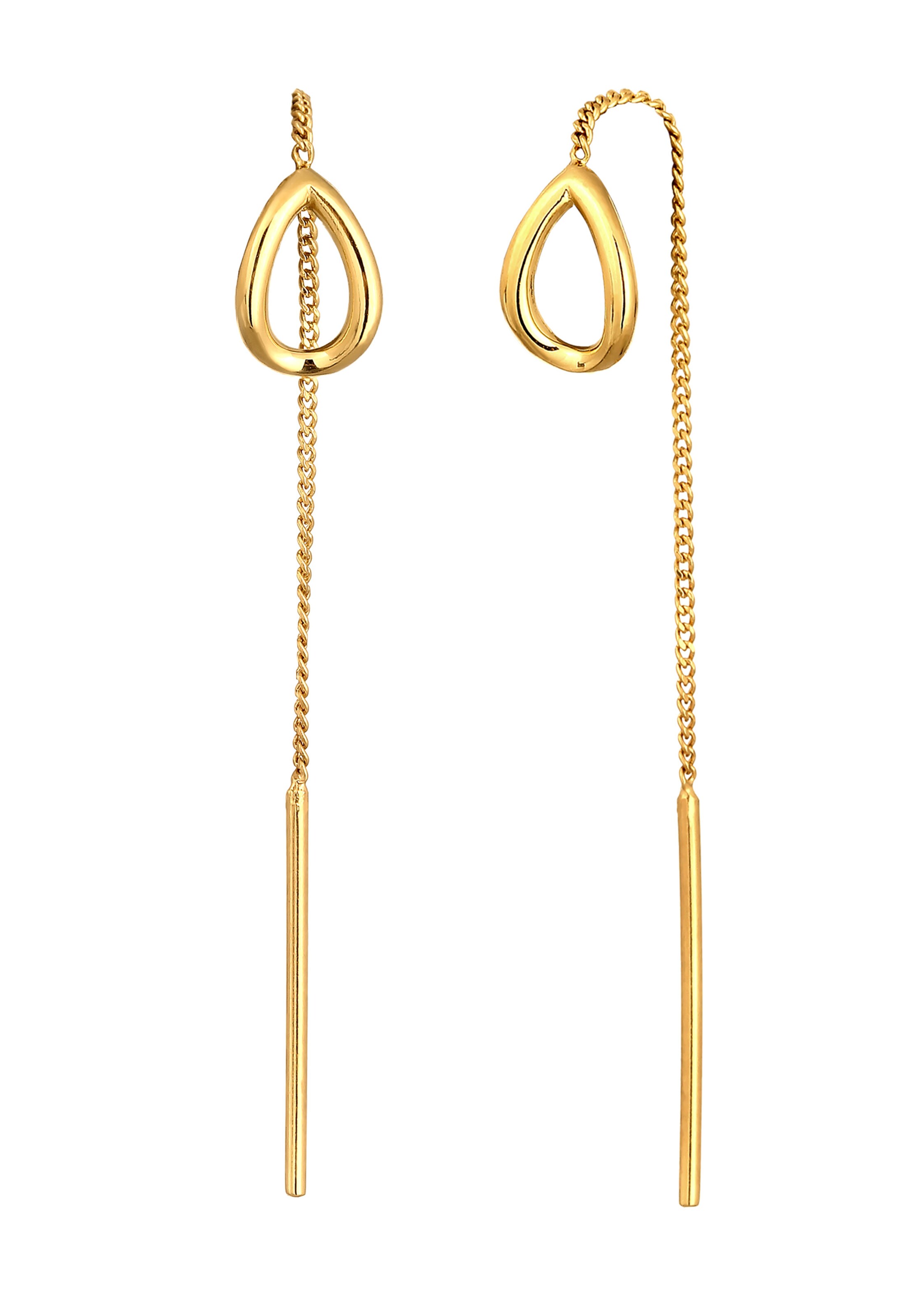 ELLI Earrings in Gold: front
