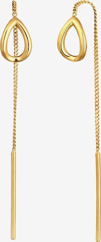 Boucles d'oreilles ELLI en or : devant