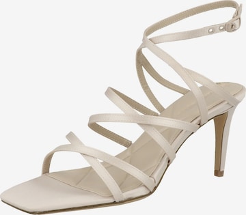 TAMARIS Strap sandal in White: front
