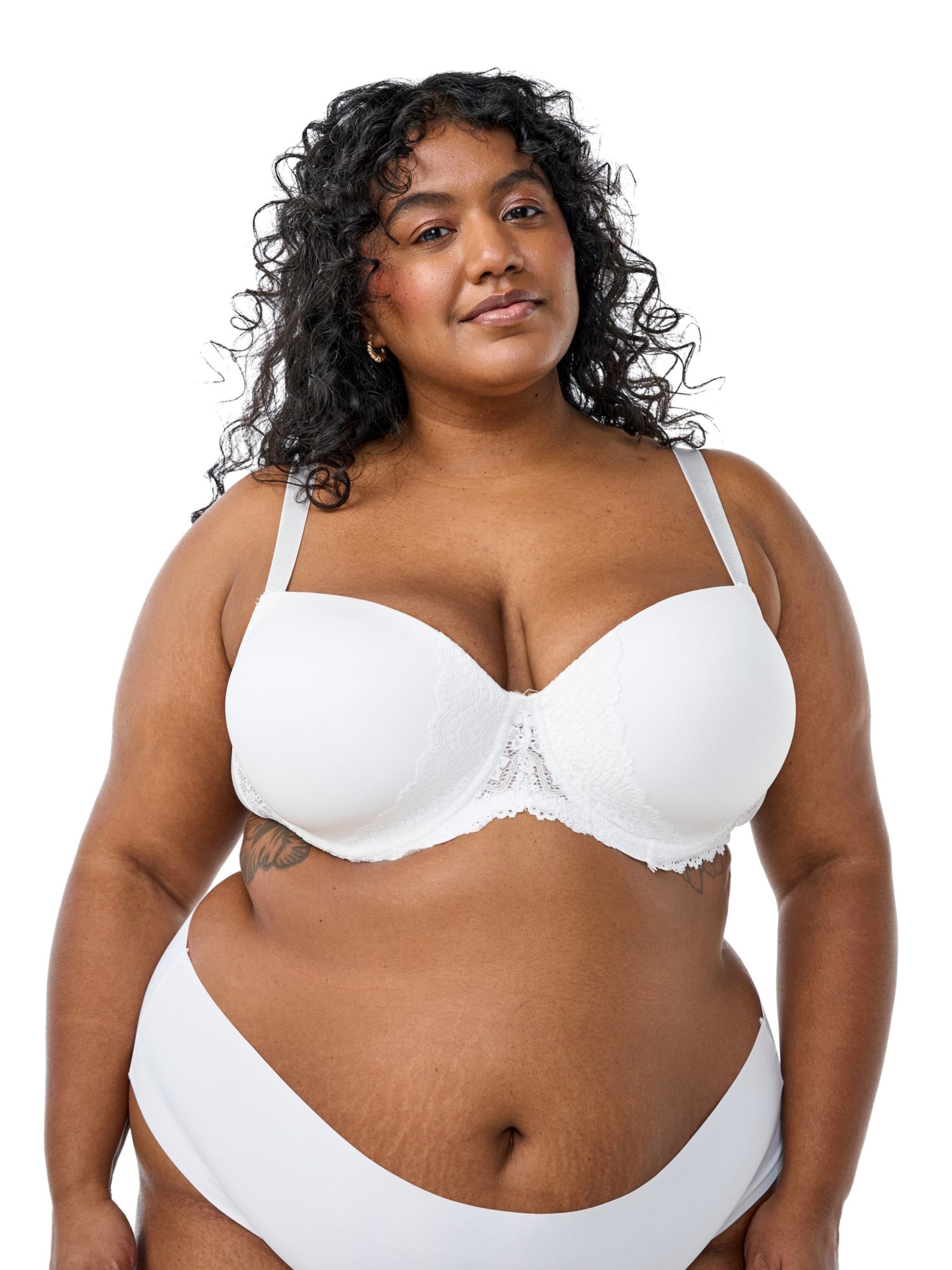 Invisible Soutien-gorge 'Lsara' Devoted by Zizzi en blanc : devant