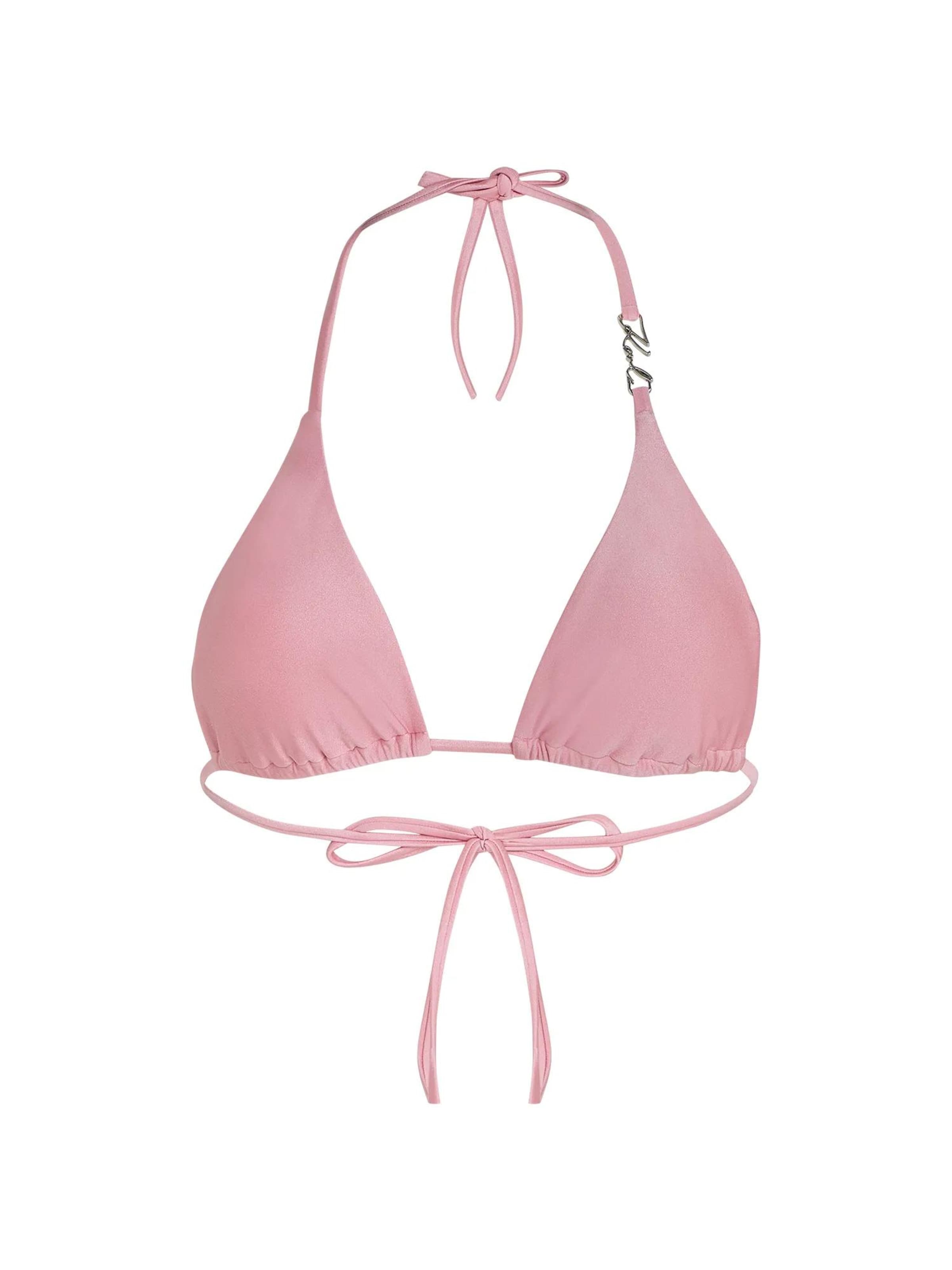 Karl Lagerfeld Bikini top in 90 in Dusky pink, Item view