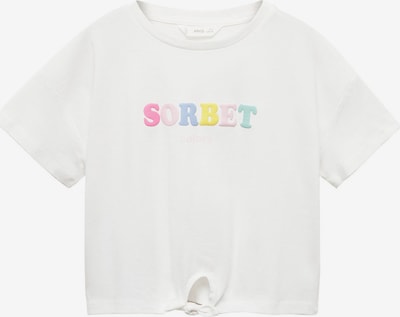 MANGO KIDS T-Shirt 'DAY' in gelb / mint / pitaya / weiß, Produktansicht