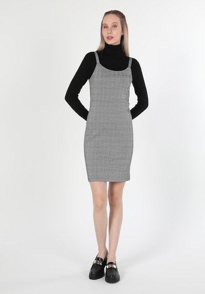 Colin's Kleid in anthrazit / weiß, Produktansicht