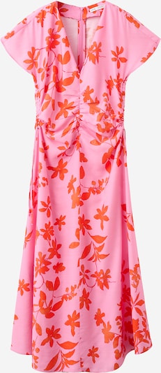 MANGO Mekko 'JAMIE' koossa 32 värissä tummanoranssi / vaalea pinkki, Tuotenäkymä
