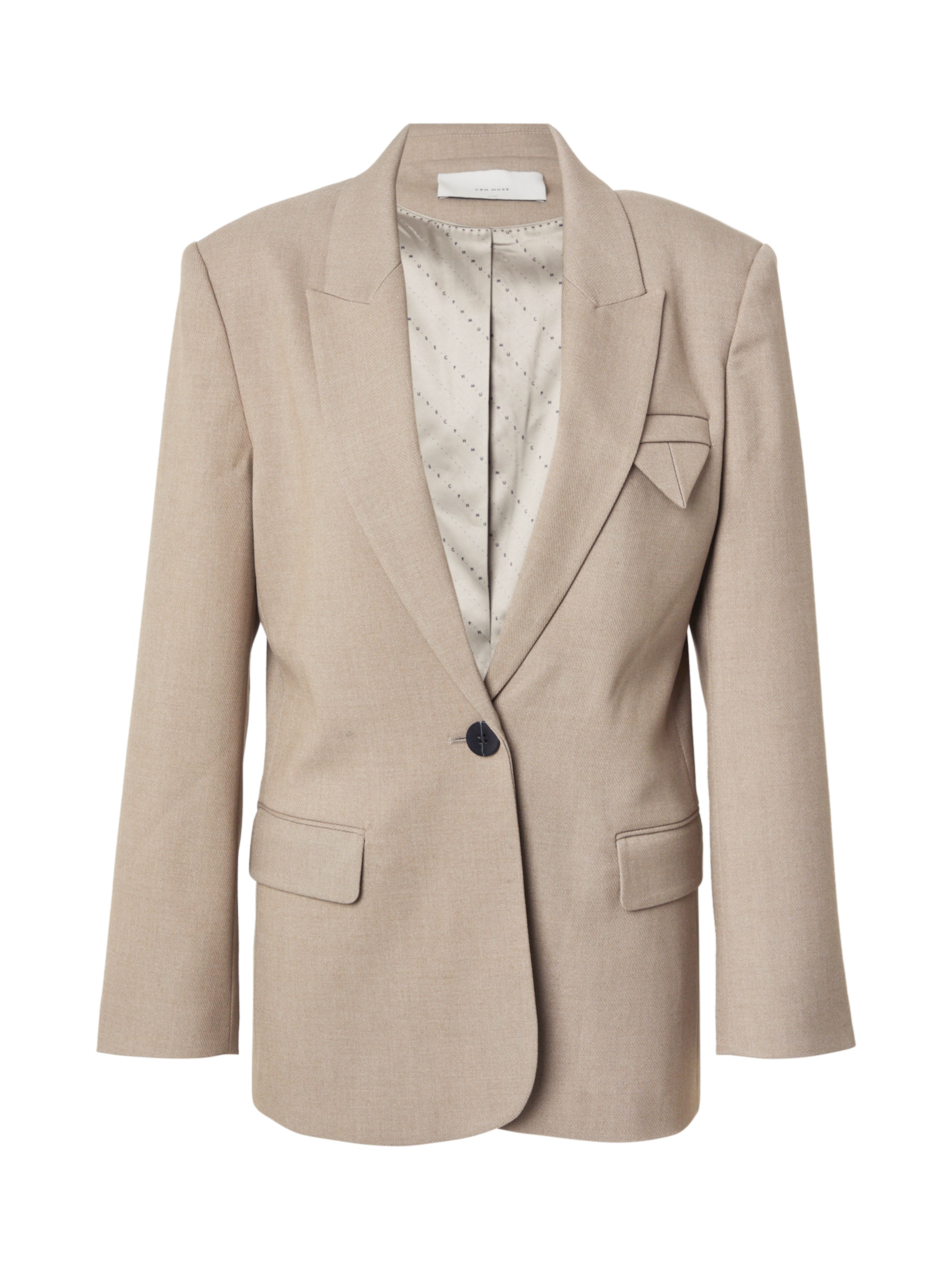 Cph Muse Μπλέιζερ 'TAILOR' σε καφέ: μπροστά