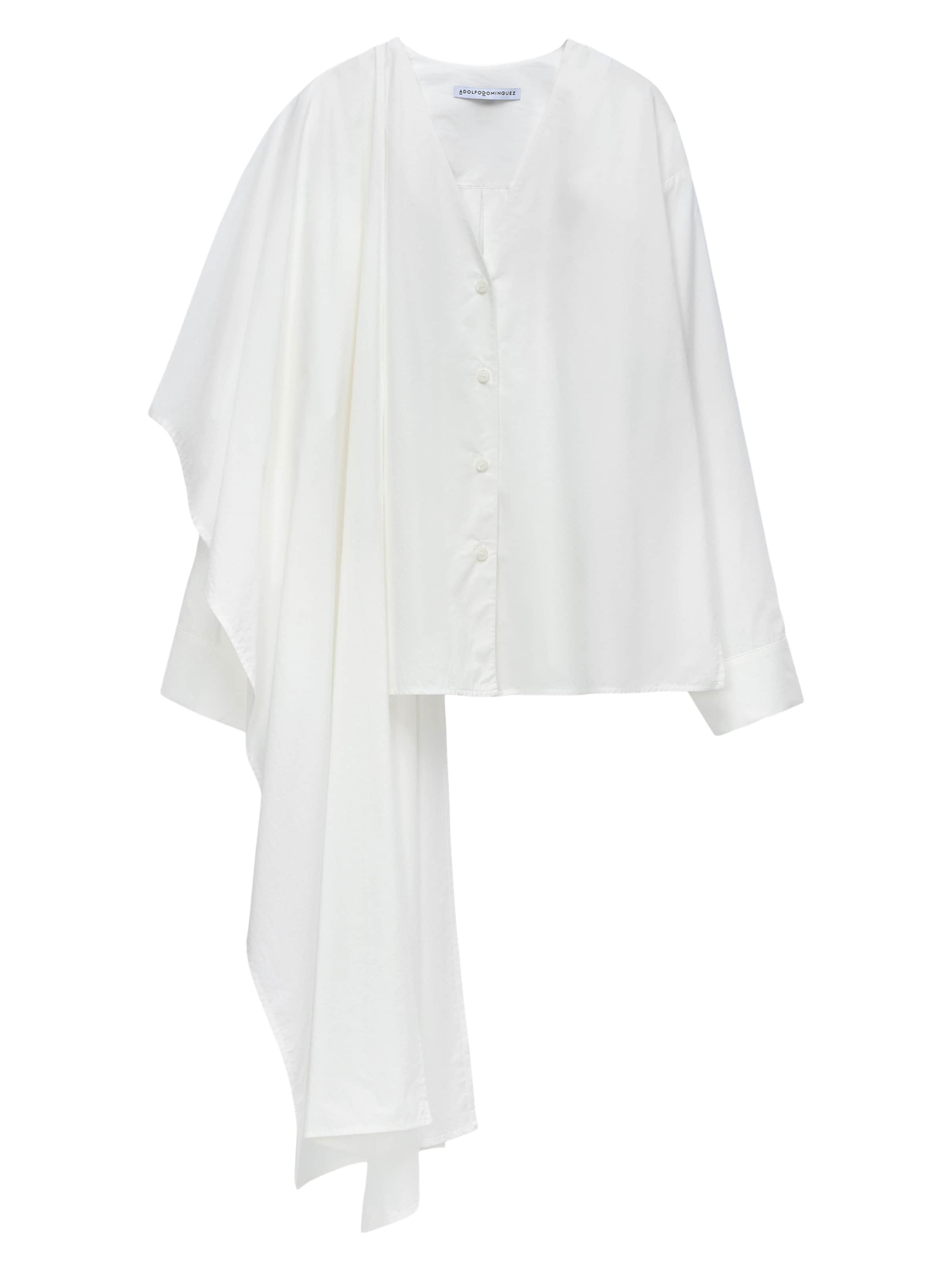 Adolfo Dominguez Blus i vit: framsida