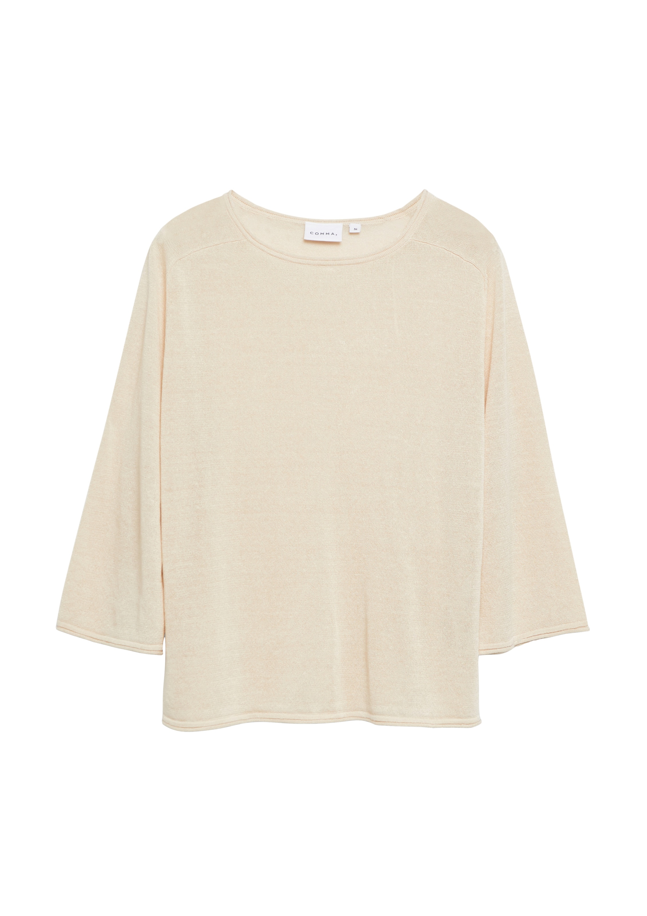 Pull-over COMMA en beige : devant