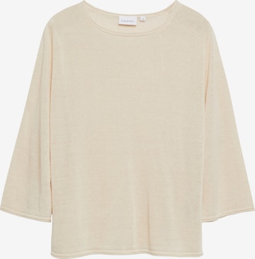 Pull-over COMMA en beige : devant