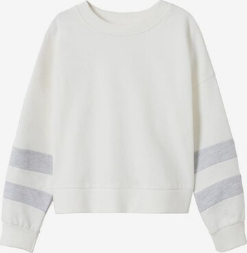 MANGO KIDS Sweatshirt 'Berna' in Wit: voorkant