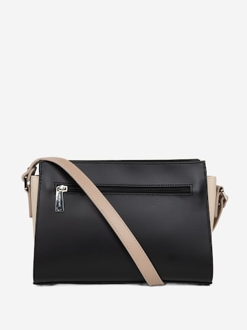 LANCASTER ParisTorba preko ramena 'Lancaster Sac trotteur Zippée S Smooth Noir - Nude Clair - Nude Foncé' - crna boja