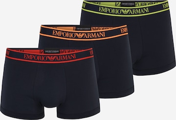 Emporio Armani - Boxers em azul: frente