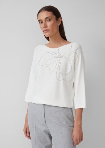 Pull-over s.Oliver BLACK LABEL en beige : devant