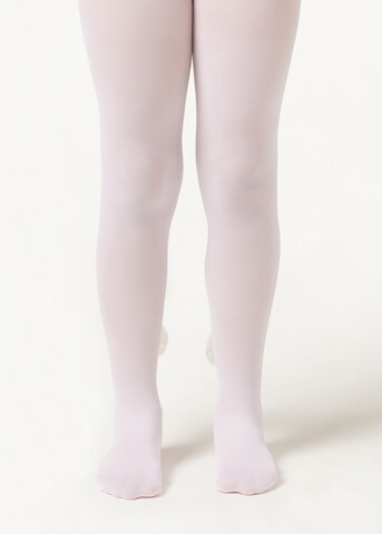 CALZEDONIA Tights with bows in Weiß: Vorderseite